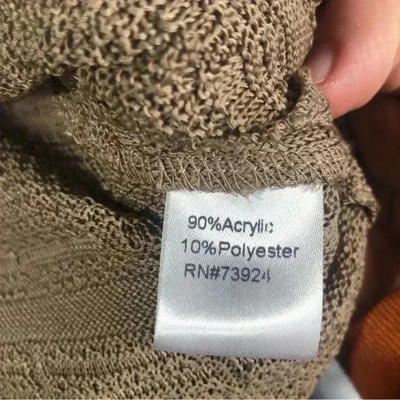 Misook Plus Size medium Knit Jacket Blazer In Taupe - Picture 5 of 6